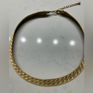 Vintage Greek Key Gold Filled Lay Flat Stunning Choker